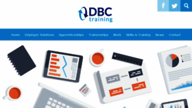 What Dbc-training.co.uk website looked like in 2016 (7 years ago)