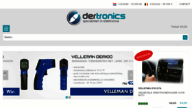 What Dertronics.nl website looked like in 2016 (7 years ago)
