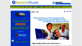 What Dentistlistpro.com website looked like in 2016 (7 years ago)