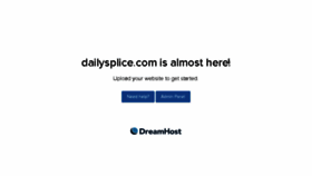 What Dailysplice.com website looked like in 2016 (7 years ago)
