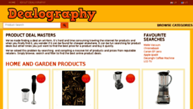 What Dealography.com website looked like in 2016 (7 years ago)