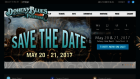 What Dohenybluesfestival.com website looked like in 2016 (7 years ago)