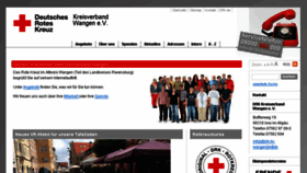 What Drk-kv-wangen.de website looked like in 2016 (7 years ago)