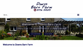 What Downsbarnfarm.co.uk website looked like in 2016 (7 years ago)