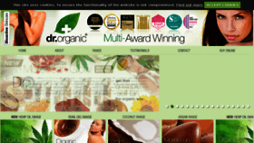 What Drorganic.co.uk website looked like in 2016 (7 years ago)