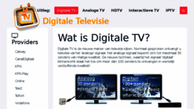 What Digitaletv.nl website looked like in 2016 (7 years ago)