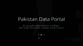 What Data.org.pk website looked like in 2016 (7 years ago)