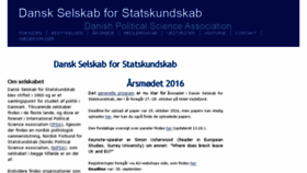 What Dpsa.dk website looked like in 2016 (7 years ago)