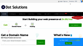 What Dotsolutions.co.in website looked like in 2016 (7 years ago)