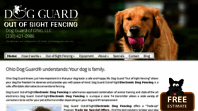 What Dogguard-ohio.com website looked like in 2016 (7 years ago)