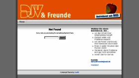 What Djv-und-freunde.de website looked like in 2016 (7 years ago)