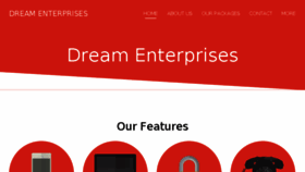 What Dreamenterprises.in website looked like in 2016 (7 years ago)