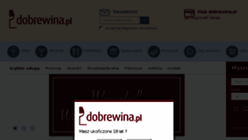 What Dobrewina.pl website looked like in 2016 (7 years ago)