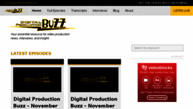What Digitalproductionbuzz.com website looked like in 2016 (7 years ago)