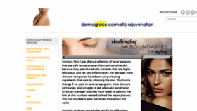 What Dermagrace.com website looked like in 2016 (7 years ago)