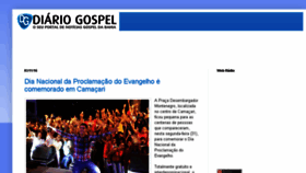What Diariogospel.com.br website looked like in 2016 (7 years ago)