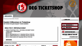 What Degtickets.de website looked like in 2016 (7 years ago)