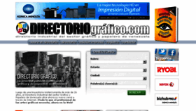 What Directoriografico.com website looked like in 2016 (7 years ago)