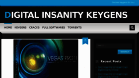 What Digital-insanity.com website looked like in 2016 (7 years ago)