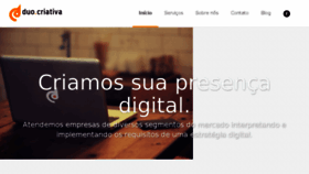 What Duocriativa.com.br website looked like in 2016 (7 years ago)