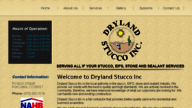 What Drylandstucco.com website looked like in 2016 (7 years ago)