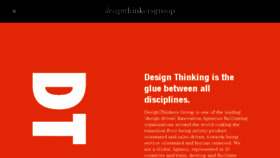 What Designthinkers.nl website looked like in 2016 (7 years ago)