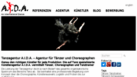 What De.aida-dancer.de website looked like in 2016 (7 years ago)
