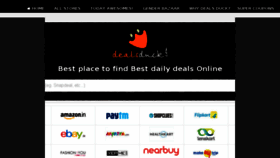 What Dealsduck.com website looked like in 2016 (7 years ago)