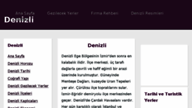 What Denizli.org website looked like in 2016 (7 years ago)