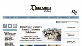 What Dukestreetgallery.ie website looked like in 2016 (7 years ago)
