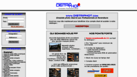 What Distriphot.com website looked like in 2016 (7 years ago)