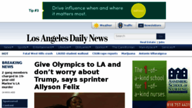 What Dailynewslosangeles.com website looked like in 2016 (7 years ago)