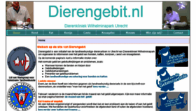 What Dierengebit.nl website looked like in 2016 (7 years ago)
