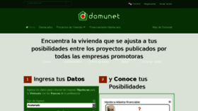 What Domunet.com website looked like in 2016 (7 years ago)