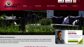 What Donkergroen.nl website looked like in 2016 (9 years ago)