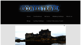 What Discoverytravel.com.au website looked like in 2016 (7 years ago)