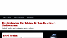 What Deutsche-pferdeboerse.de website looked like in 2016 (7 years ago)