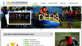What Defi-entreprises.fr website looked like in 2016 (7 years ago)