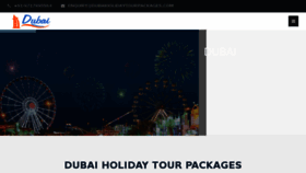 What Dubaiholidaytourpackages.com website looked like in 2016 (7 years ago)