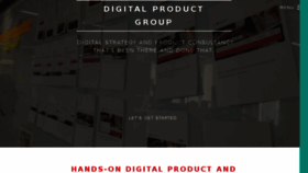 What Digitalproductgroup.com website looked like in 2016 (7 years ago)
