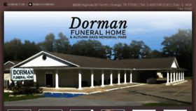 What Dormanfuneralhome.com website looked like in 2016 (7 years ago)