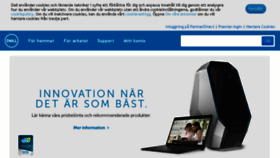 What Dell.se website looked like in 2016 (7 years ago)