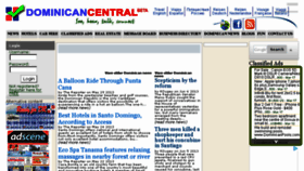 What Dominicancentral.com website looked like in 2016 (7 years ago)
