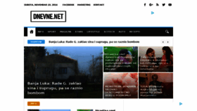 What Dnevne.net website looked like in 2016 (7 years ago)