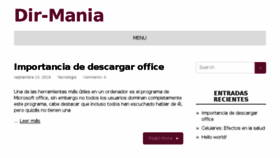 What Dir-mania.com website looked like in 2016 (7 years ago)