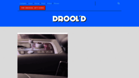 What Droold.com website looked like in 2016 (7 years ago)