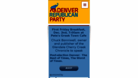 What Denvergop.org website looked like in 2016 (7 years ago)