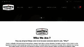 What Dimitriscoffee.com website looked like in 2016 (7 years ago)
