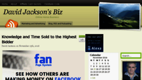 What Davidjacksonbiz.com website looked like in 2016 (7 years ago)