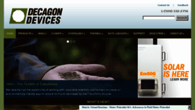 What Decagon.com website looked like in 2016 (7 years ago)